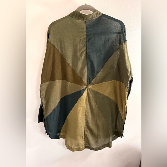 Free People Rainbow Rays Button-Down Shirt - Picture 4 of 7